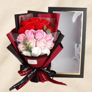 The Velvet Midnight Luxe Mini Bouquet with Artificial Flowers