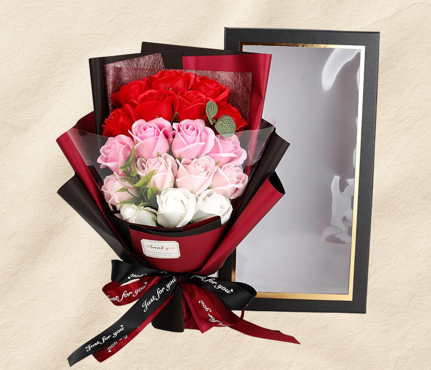 The Velvet Midnight Luxe Mini Bouquet with Artificial Flowers