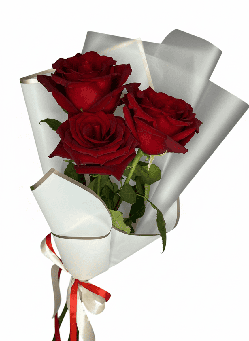 Elegant Trio Rose Wrap
