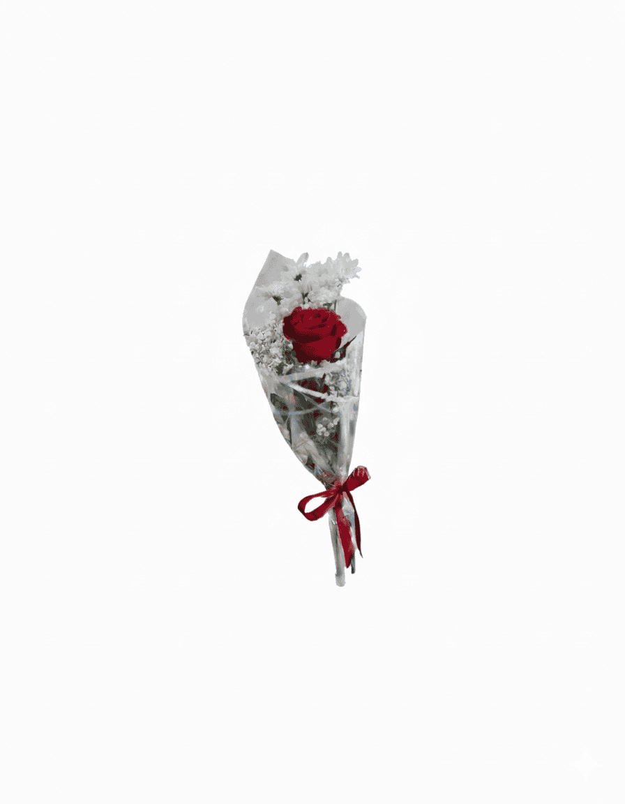 Pure Devotion Single Rose Wrap